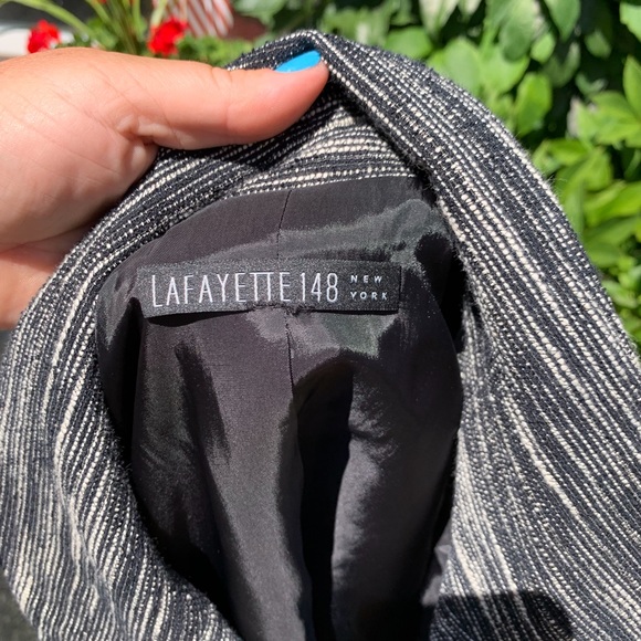 AUTHENTIC LAFAYETTE 148 Notched Lapel Blazer, L - Picture 8 of 8